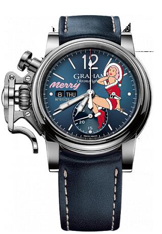 Graham Chronofighter 1695 Vintage NOSE ART LTD Merry 2CVAS.U06A Replica Watch